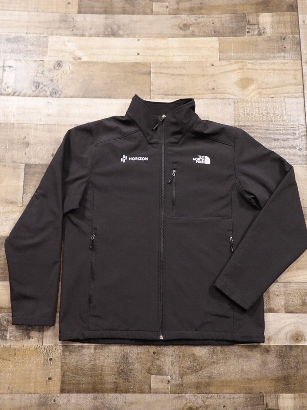 The North Face Apex Barrier Jacket Men’s XL Black Softshell Fleece Windwall